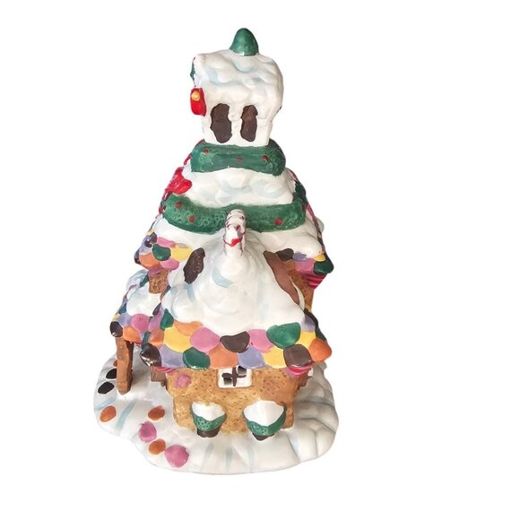 1992 Giny Plum Puddin' Place,‎ Meeting Gingerbread House Christmas Village Light - Picture 8 of 15